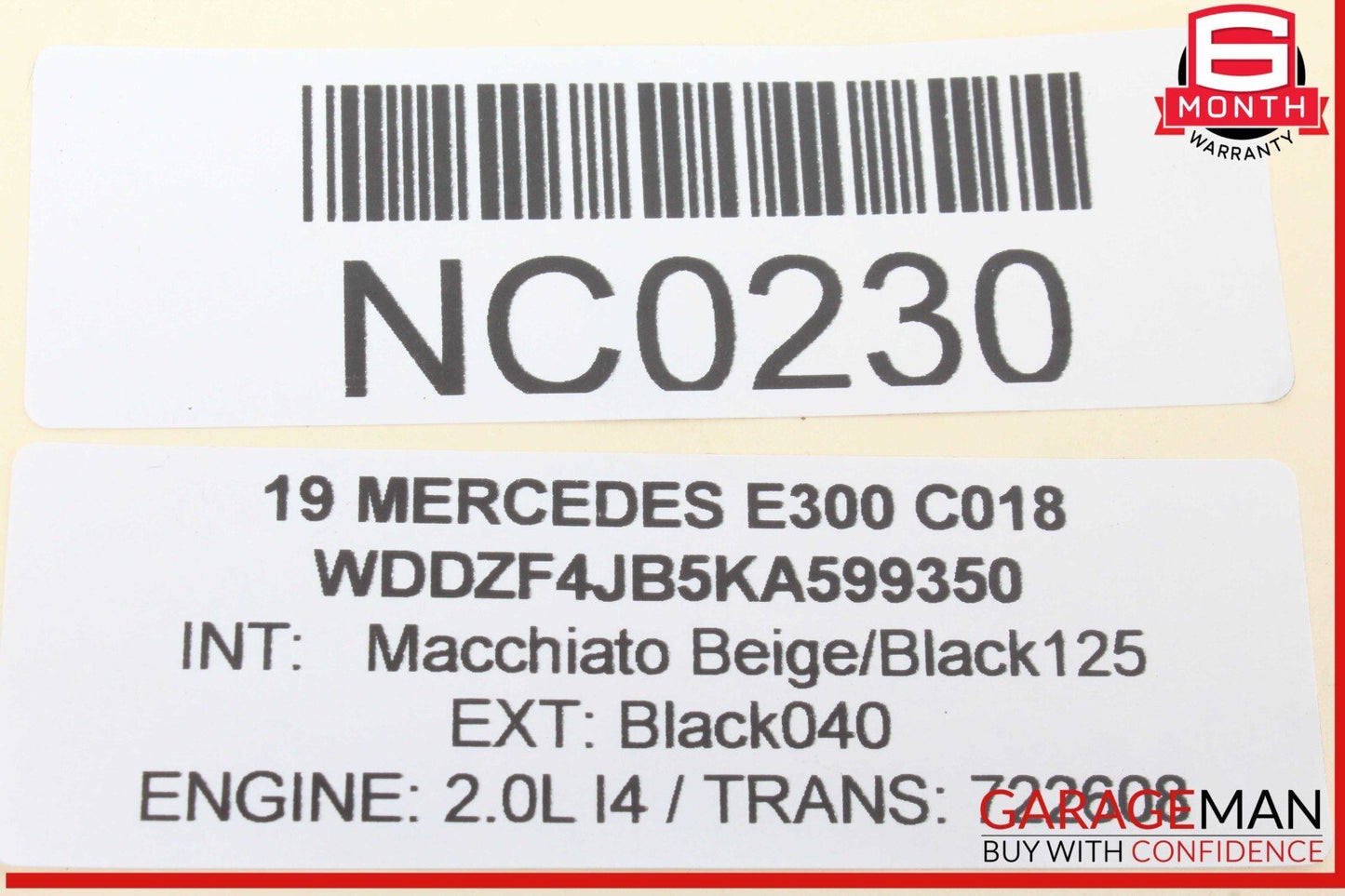 19-23 Mercedes W213 E300 C350 Rear Left Driver Side Door Control Module Unit OEM