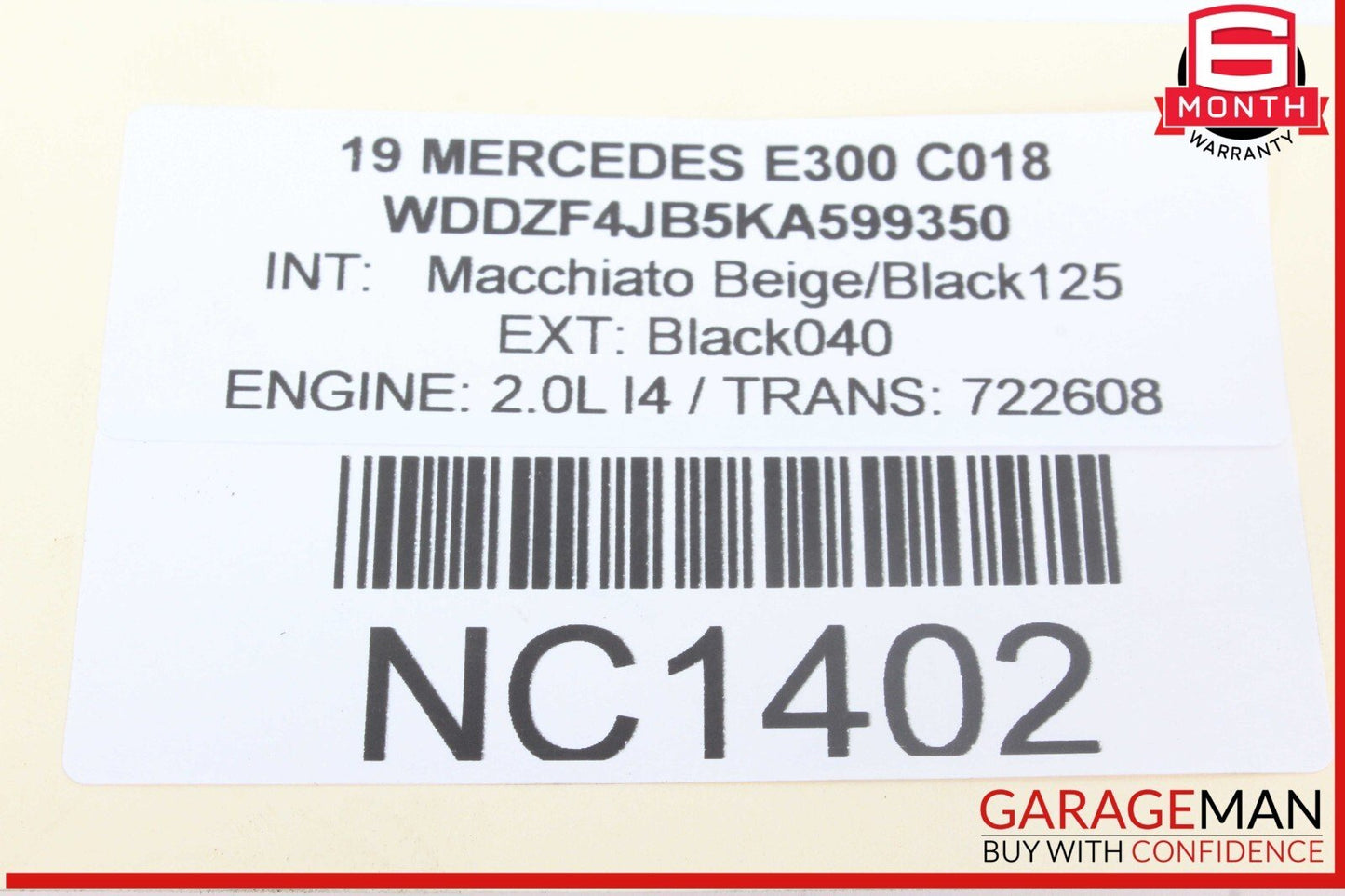 11-19 Mercedes W213 E300 S550 CL550 Fuel System Purge Valve 0004760600 OEM