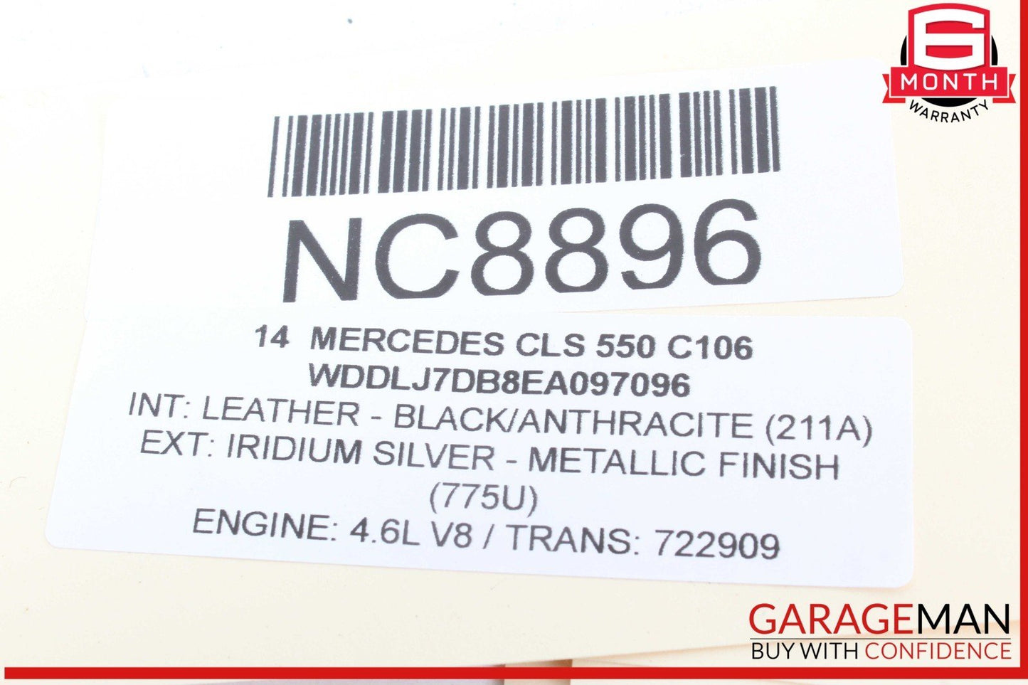 08-18 Mercedes W218 CLS550 Rear Left Side Door Control Module Unit OEM