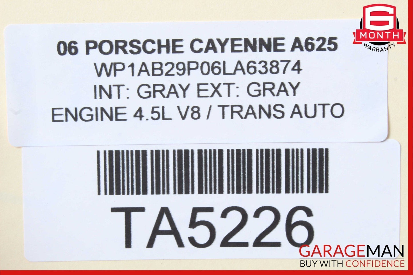 03-06 Porsche Cayenne S 955 TPMS Tire Pressure Sensor Set of 3 Pc OEM