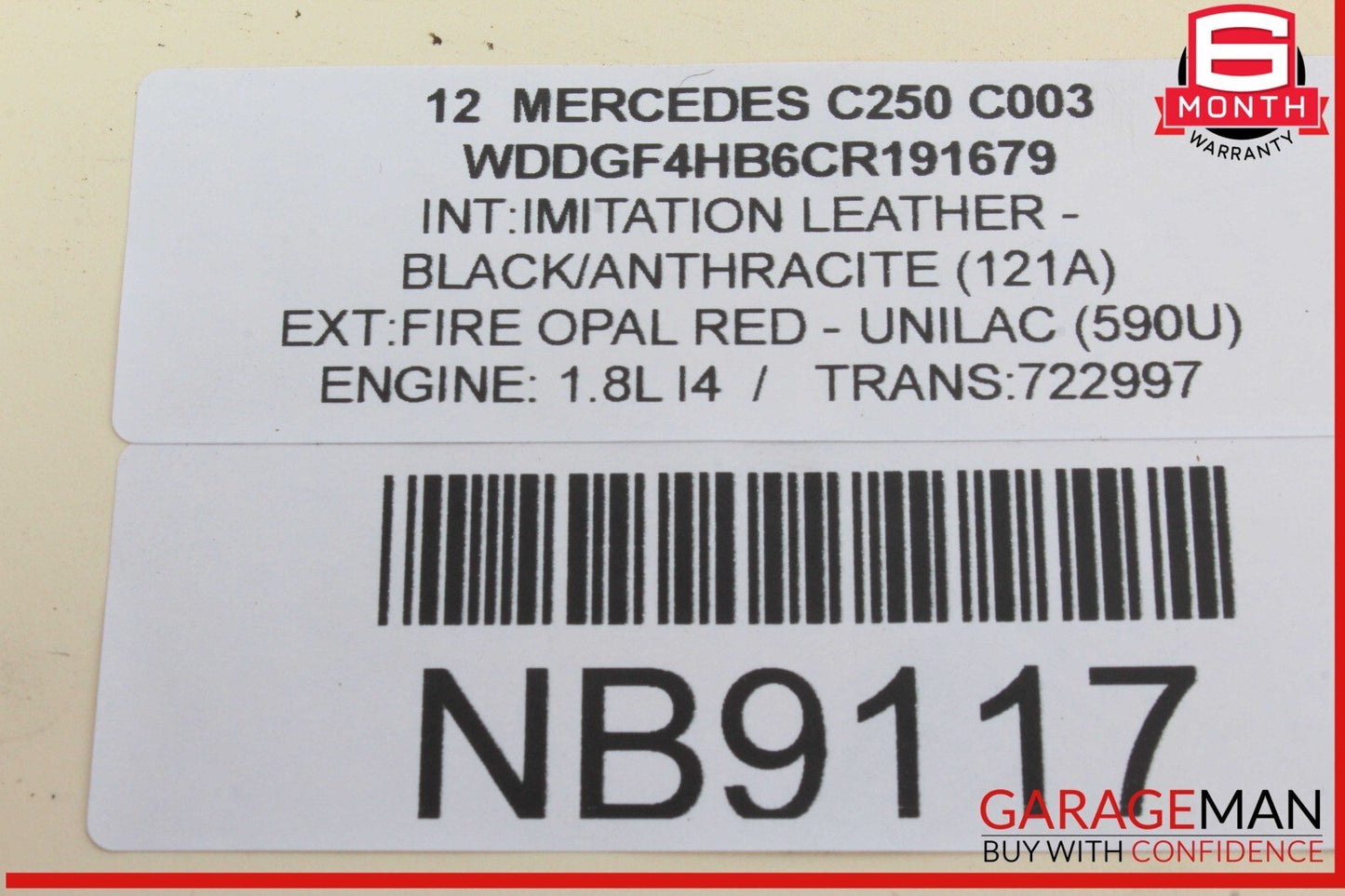 08-12 Mercedes W204 C250 Sirius Satellite Radio Receiver Module 2128706489 OEM