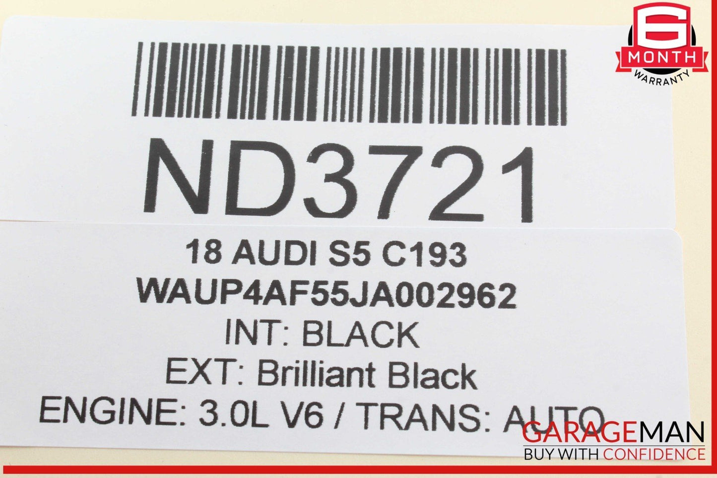 2018-2024 Audi S5 Headlight Head Lamp Control Control 4M0941531S Genuine