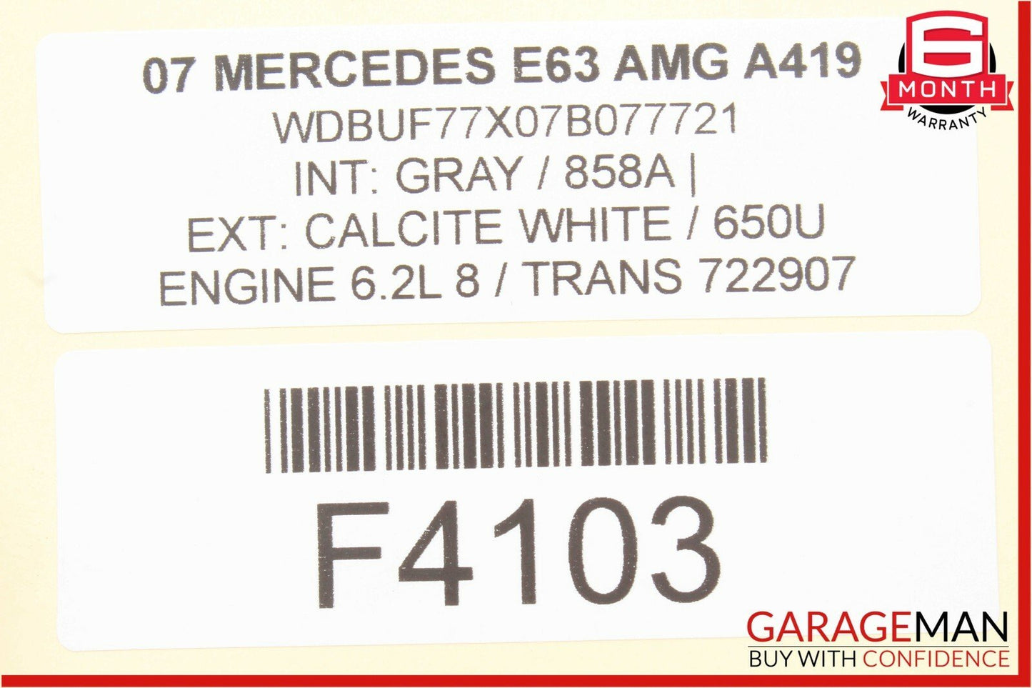 03-09 Mercedes W211 E500 E63 AMG CLS500 Rear Door Keyless Go Control Module OEM