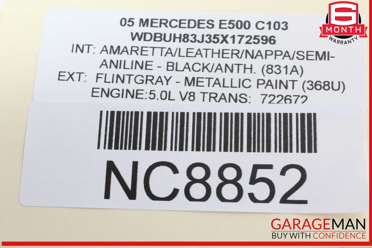 06-13 Mercedes W211 E500 Heated Seat Control Module Unit 2118202685 OEM