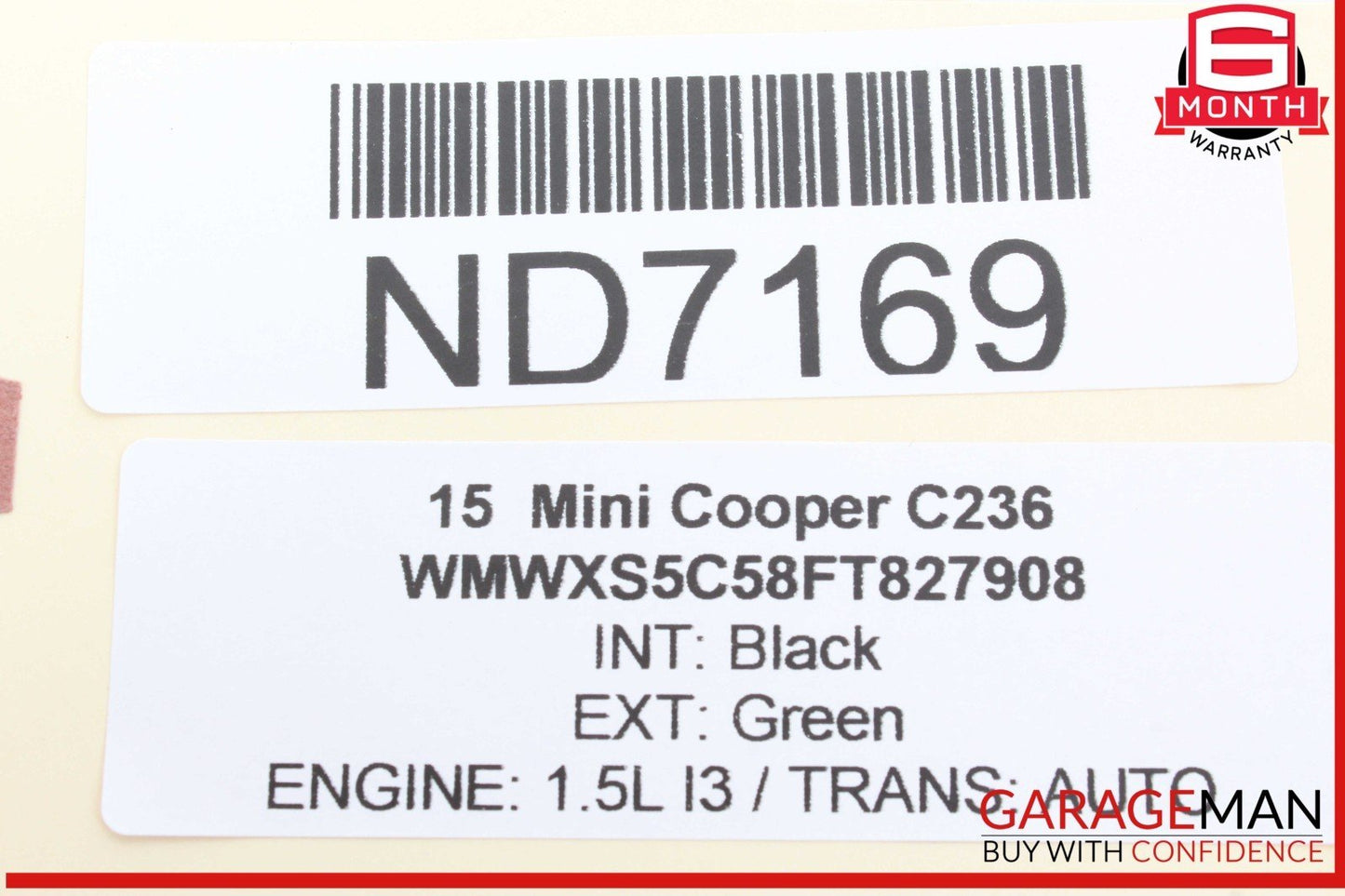 14-17 Mini Cooper Headlight Head Light Fog Light Lamp Switch 9301800 OEM