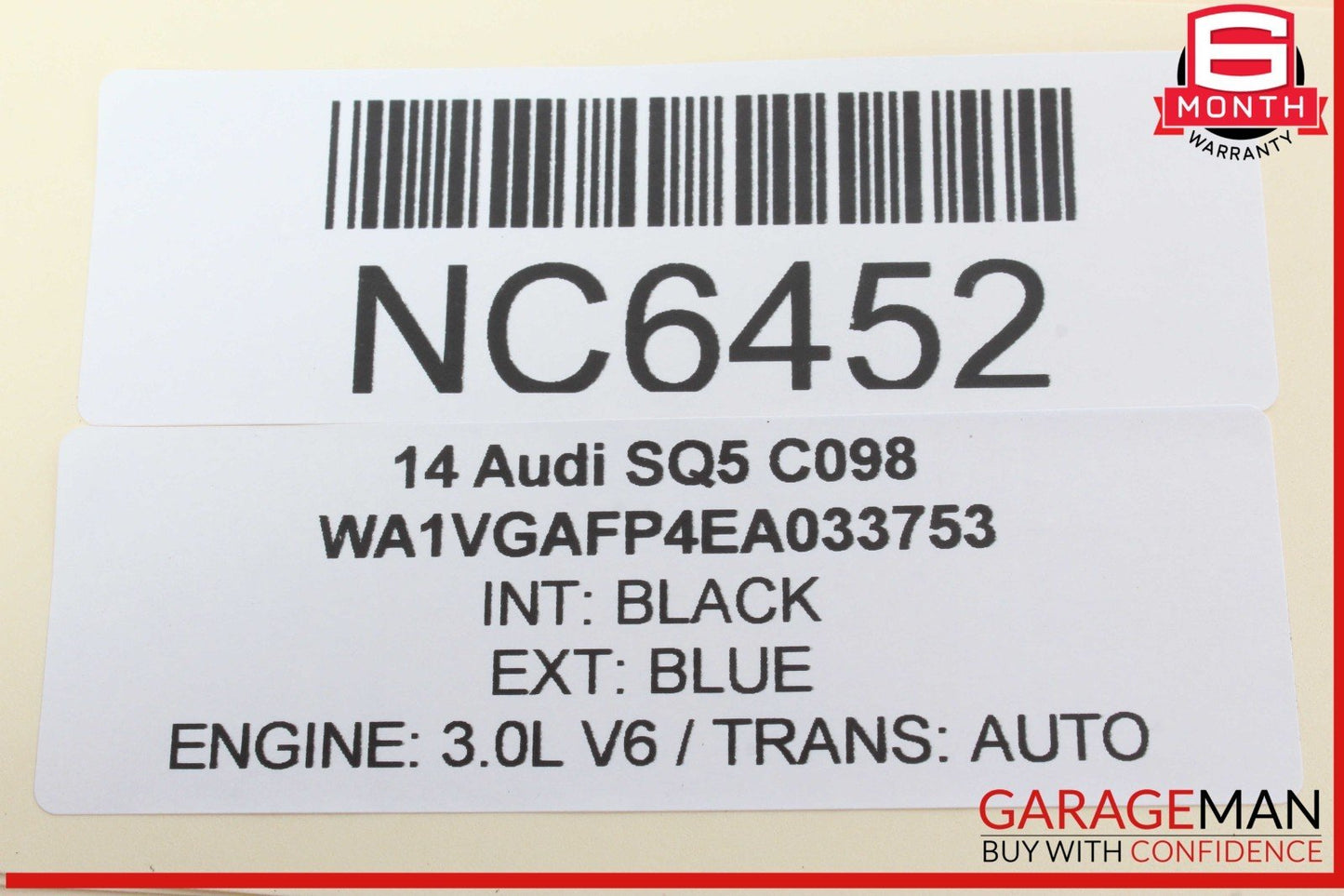 14-17 Audi SQ5 Rear Left or Rear Right Side Door Window Control Module Unit OEM