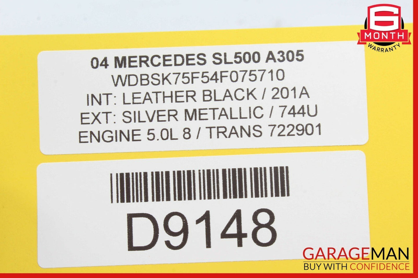 03-08 Mercedes R230 SL500 Keyless Key Less Antenna AMP Amplifier Bracket Holder