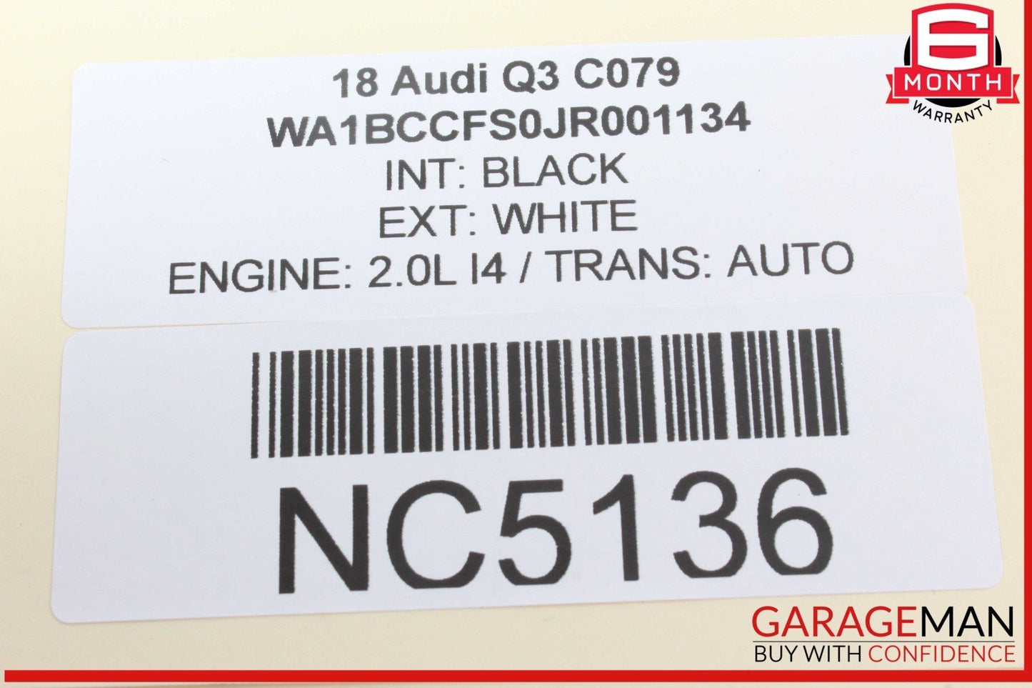 15-18 Audi Q3 Rear Left / Rear Right Side Door Control Module 8X0959795C OEM