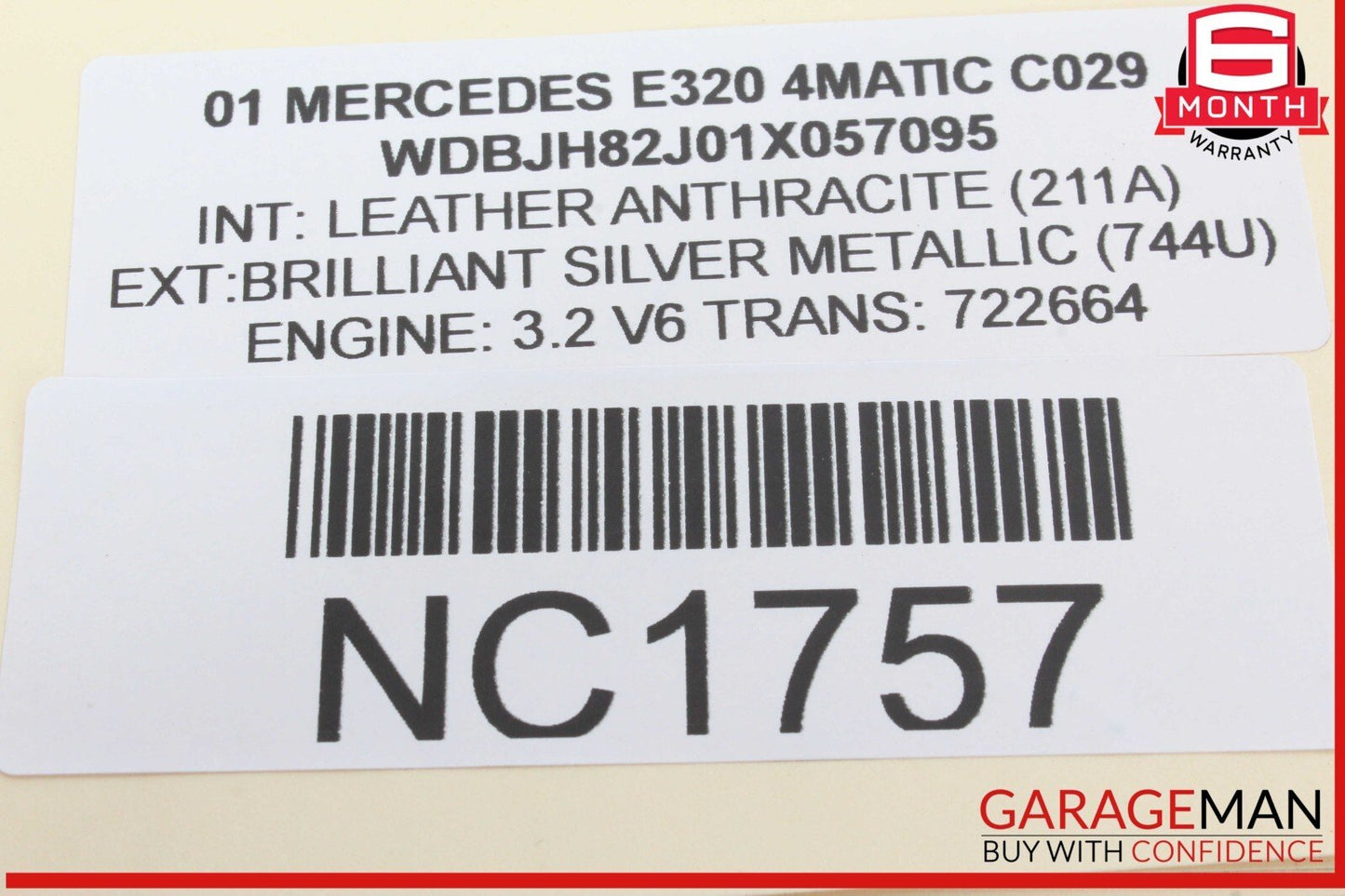 96-03 Mercedes W210 E320 4MATIC E55 AMG Front Right Side Door Control Module