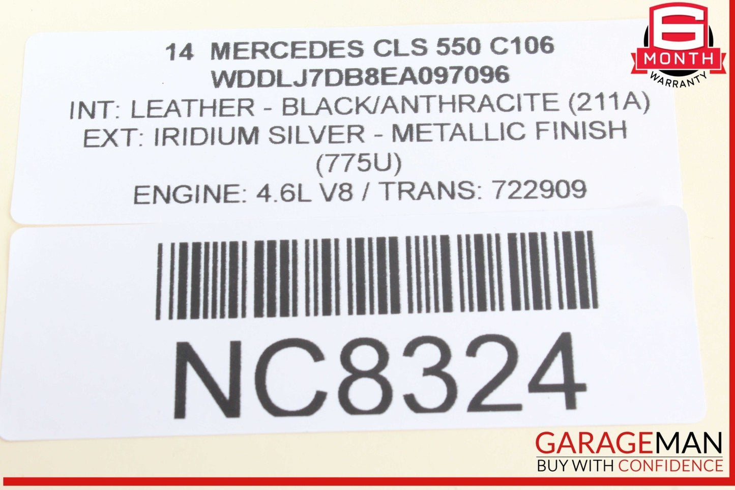 08-20 Mercedes W218 CLS550 C300 Front Right Side Seat Control Module Unit