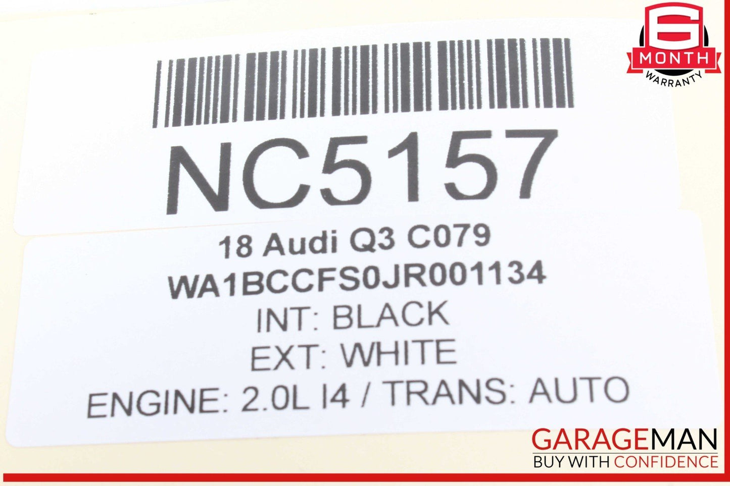 15-18 Audi Q3 Panoramic Sunroof Sun Roof Window Regulator Motor 8U0959591A OEM