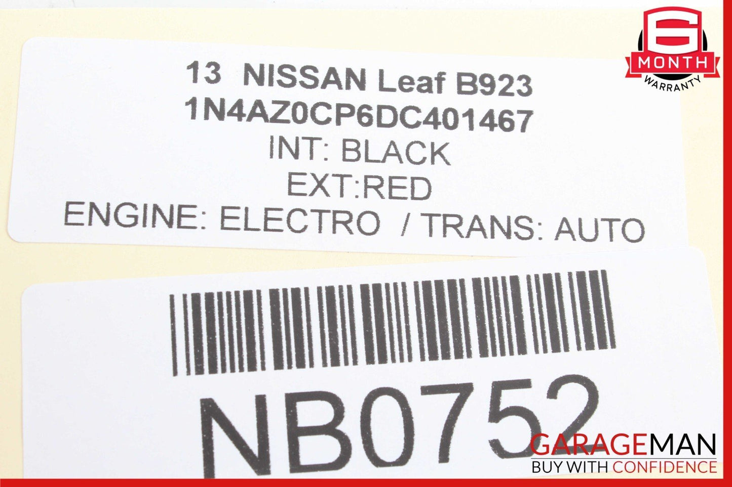 13-17 Nissan Leaf Front Right Passenger Side CV Axle Shaft Assembly OEM