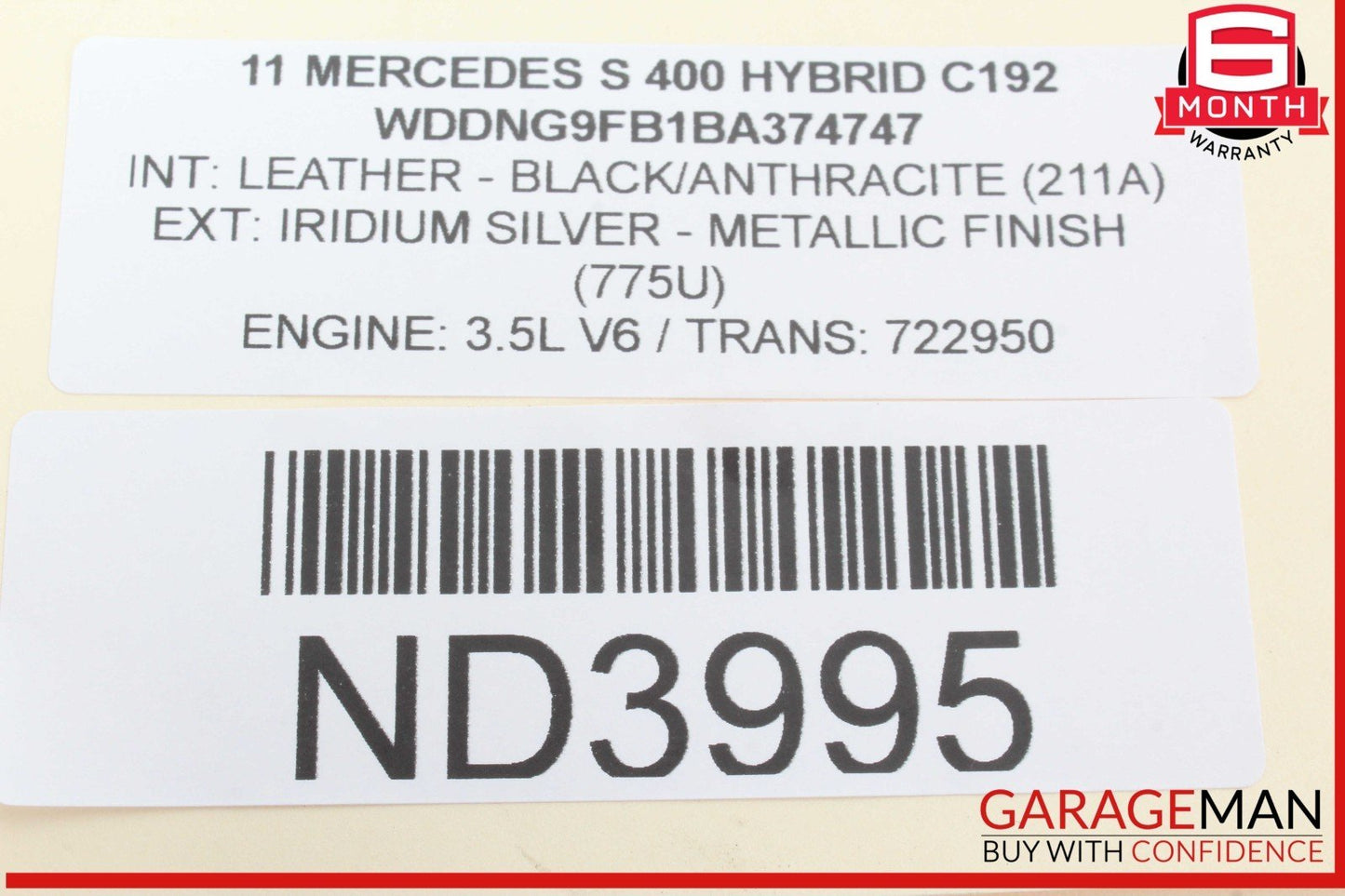 07-13 Mercedes W221 S400 Hybrid Center Console Phone Controller 2218230050 Black