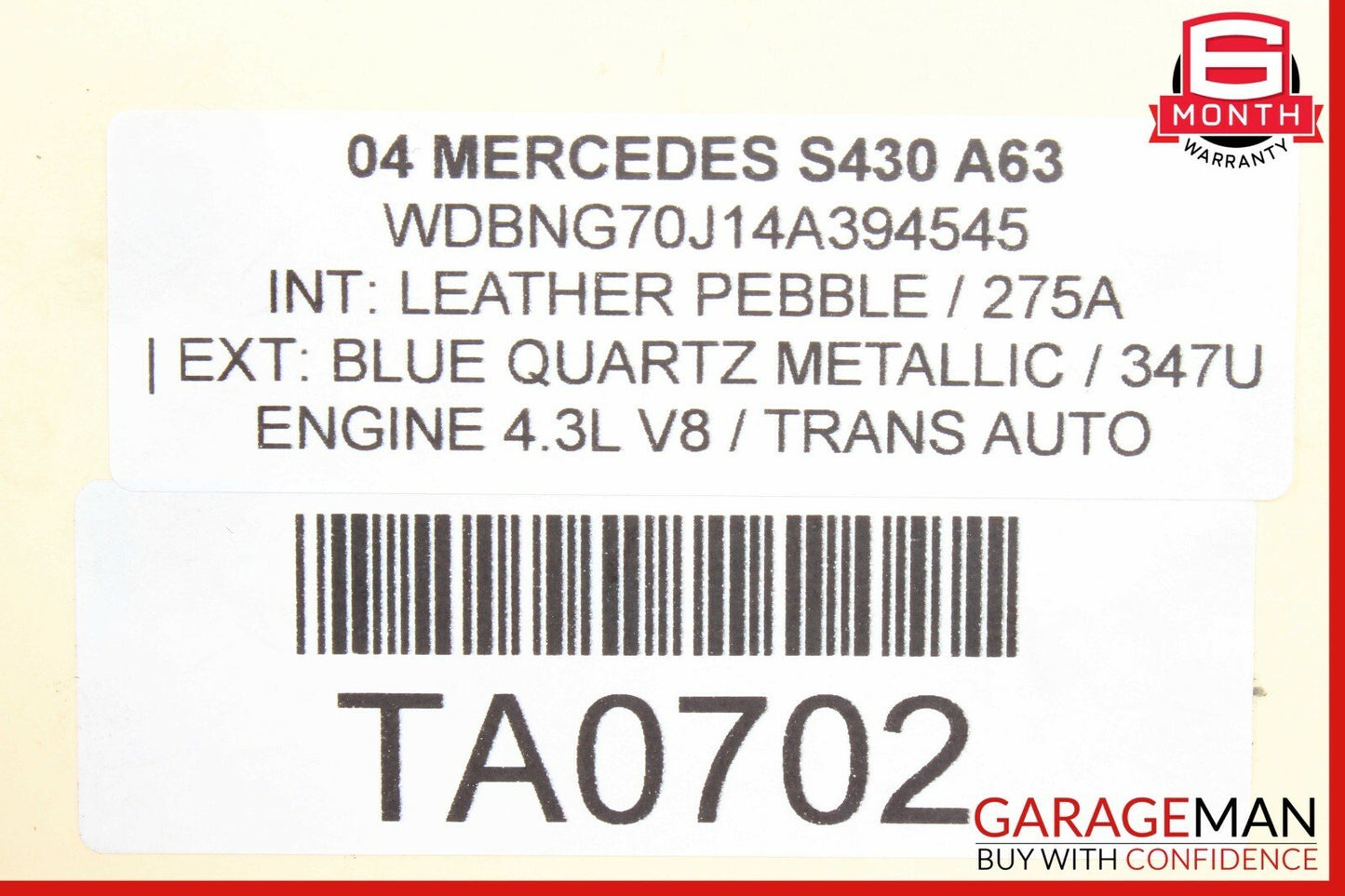 00-06 Mercedes W221 S430 S600 Front Left Seat Adjust Motor 2208204942 OEM