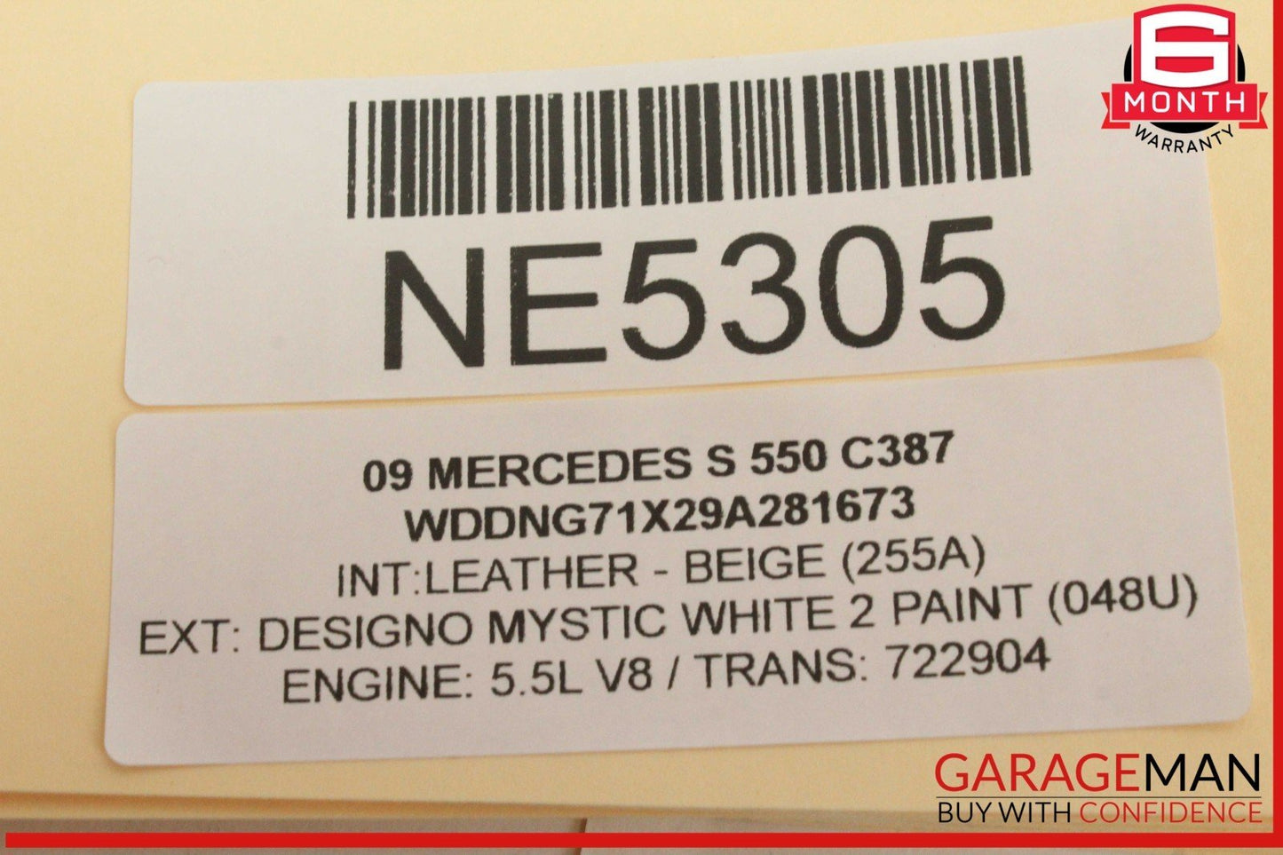 07-14 Mercedes W221 S550 Rear View Reverse Backup Back Up Camera OEM