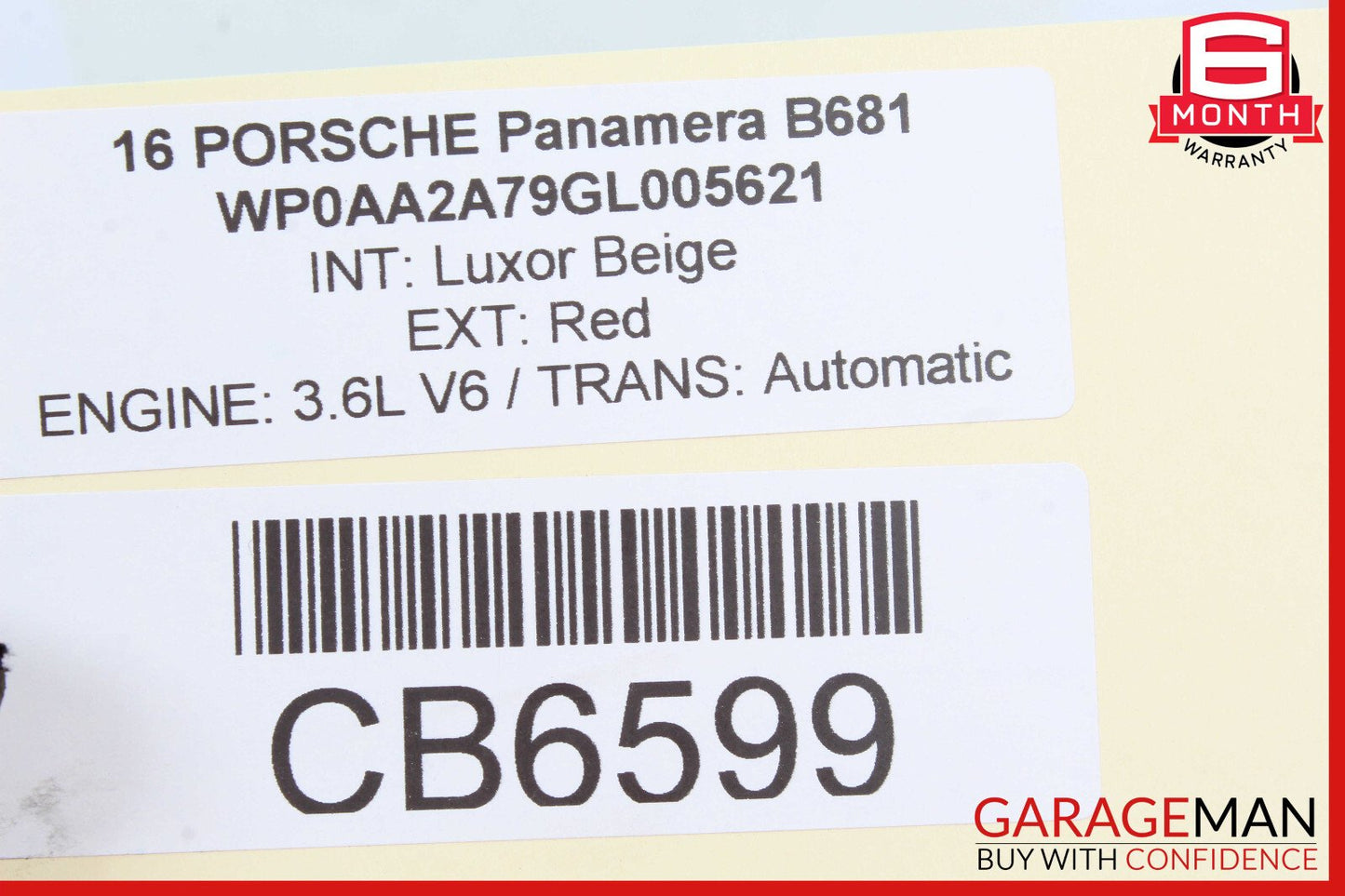 10-16 Porsche Panamera 970 Right Side B-Pillar AC A/C Air Vent OEM