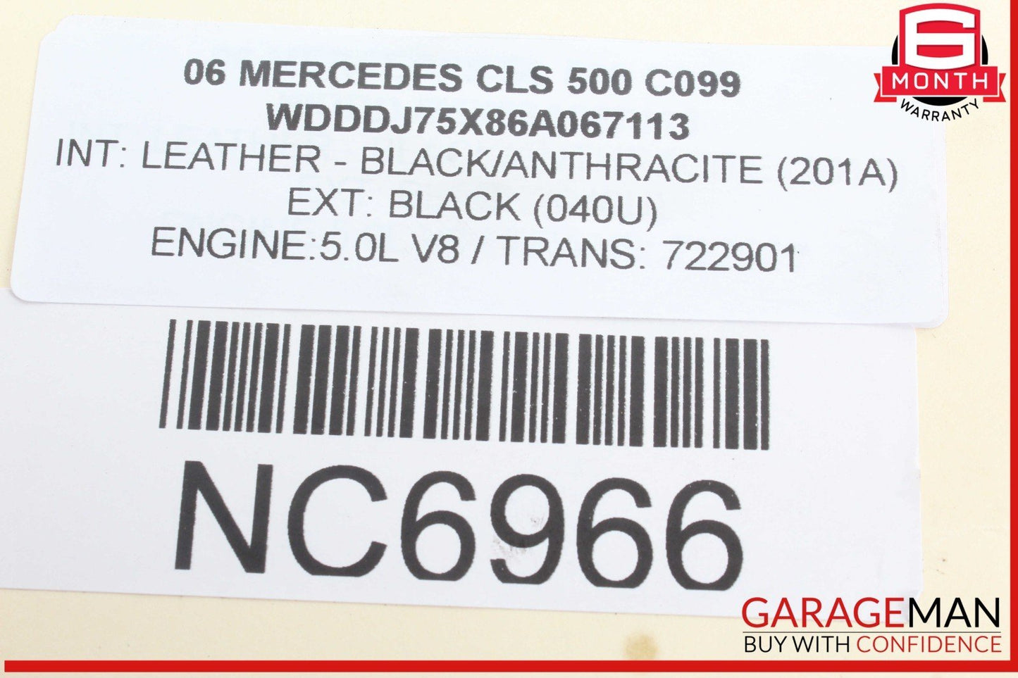 06-11 Mercedes W219 CLS500 CLS550 Front Right Door Control Module 2198200726 OEM