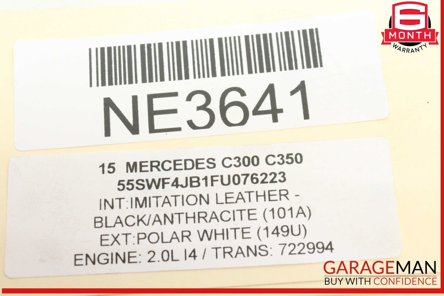 15-20 Mercedes W205 C300 Rear Right & Left Shock Absorber Coil Spring Set of 2