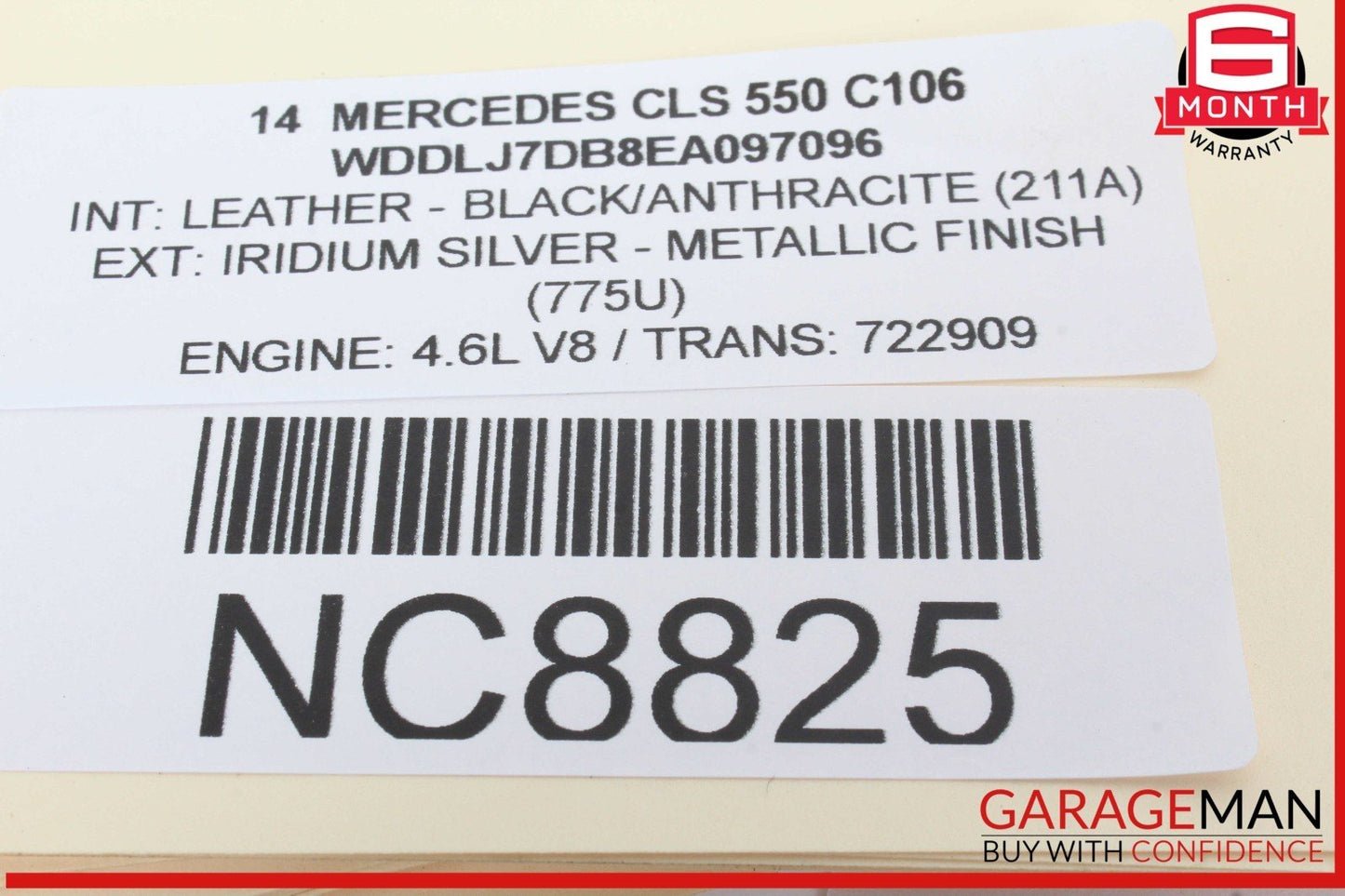 10-15 Mercedes W218 CLS550 C300 Keyless Go Entry Control Module 1729006206 OEM