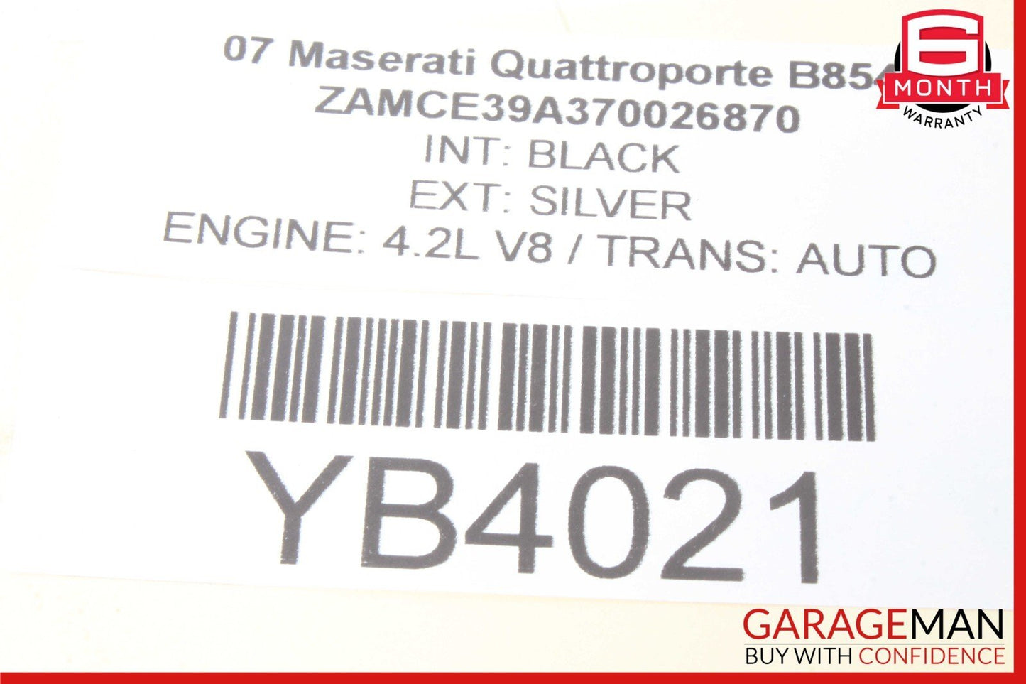 03-10 Maserati Quattroporte GranTurismo Front Left Side Upper Control Arm OEM