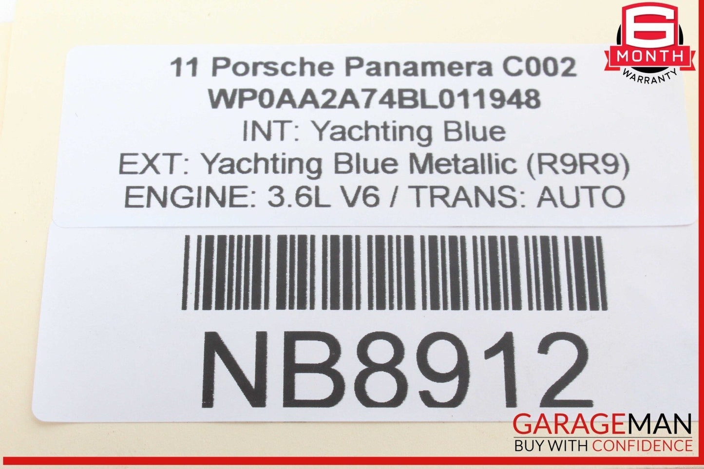 10-16 Porsche Panamera 970 Rear View Back Up Camera Control Module Unit OEM