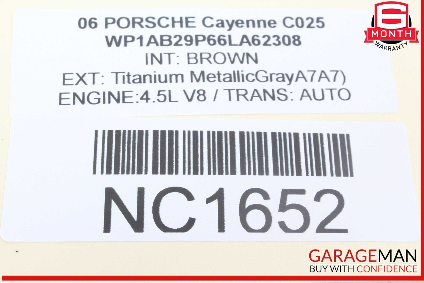 03-10 Porsche Cayenne 955 957 Front Right Passenger Side Seat Control Module OEM
