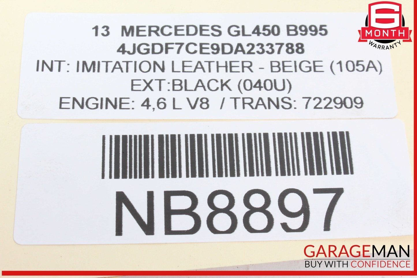13-16 Mercedes X166 GL450 Front Left Driver Side Brake Stop Pedal Assembly OEM