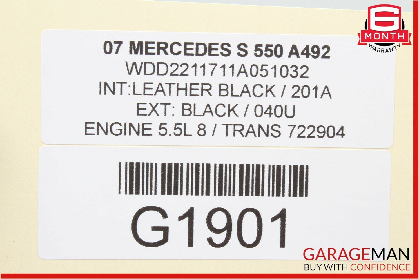 07-13 Mercedes W221 S550 Rear Right / Left Door Window Switch Control Module OEM