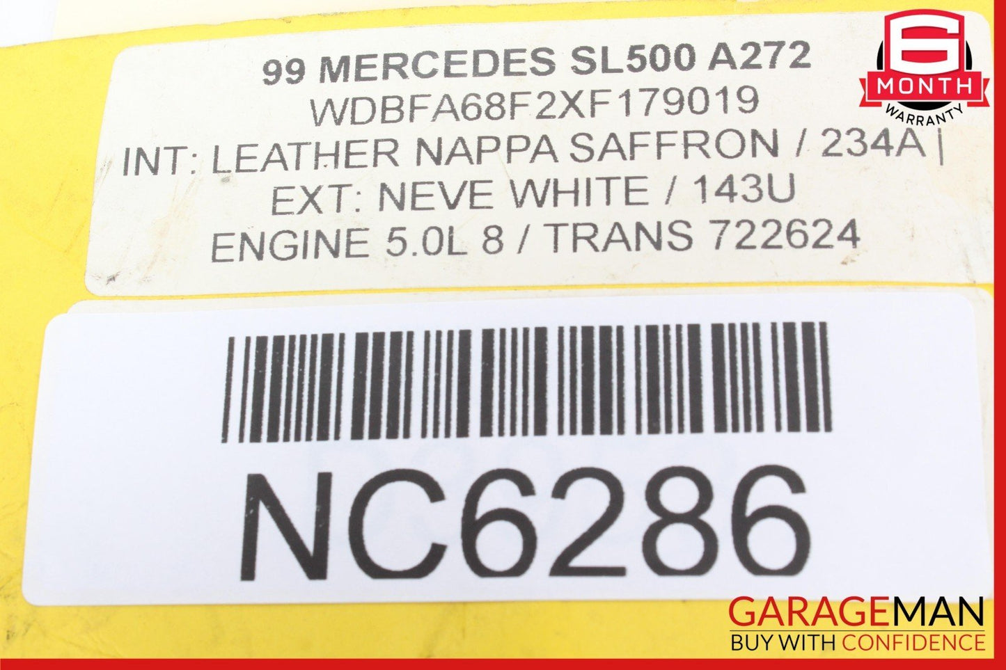 96-02 Mercedes R129 SL500 SL600 General Basic Control Module Unit 0205455432 OEM