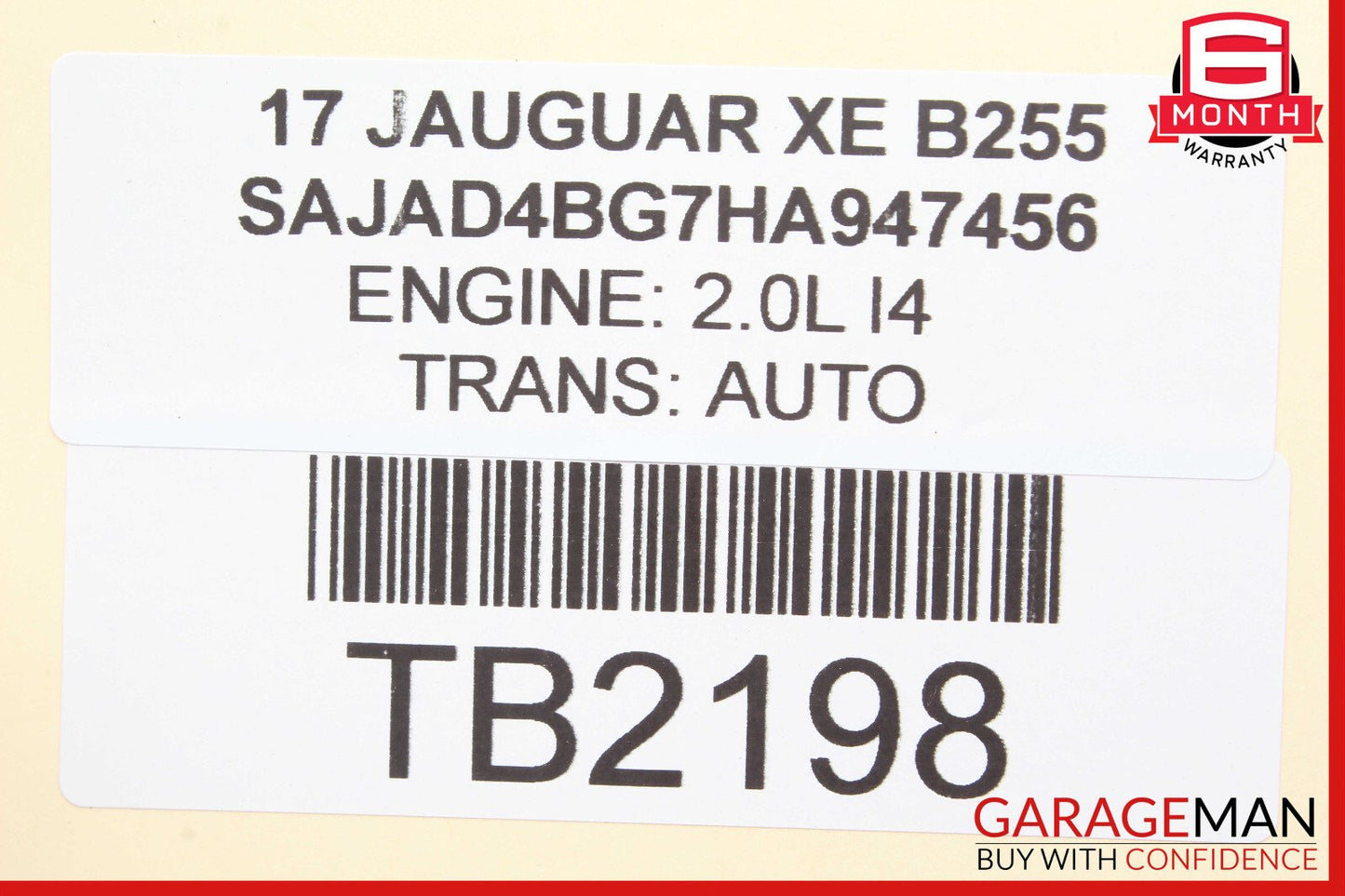 17-19 Jaguar XE Tire Pressure Control Module OEM