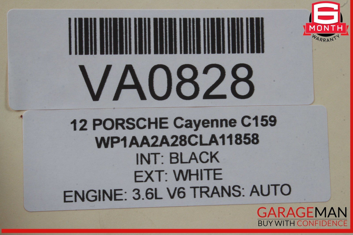 11-18 Porsche Cayenne 958 Rear Left Side Door Window Regulator Motor Unit OEM
