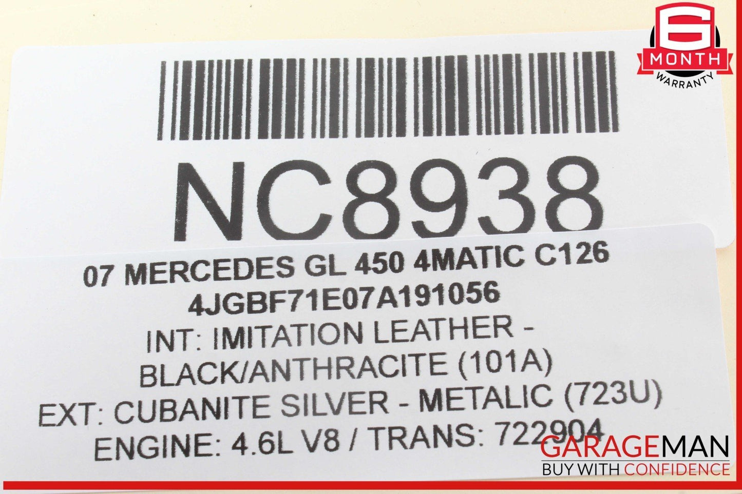 03-12 Mercedes X164 GL450 4MATIC E550 Front Right Seat Control Module OEM