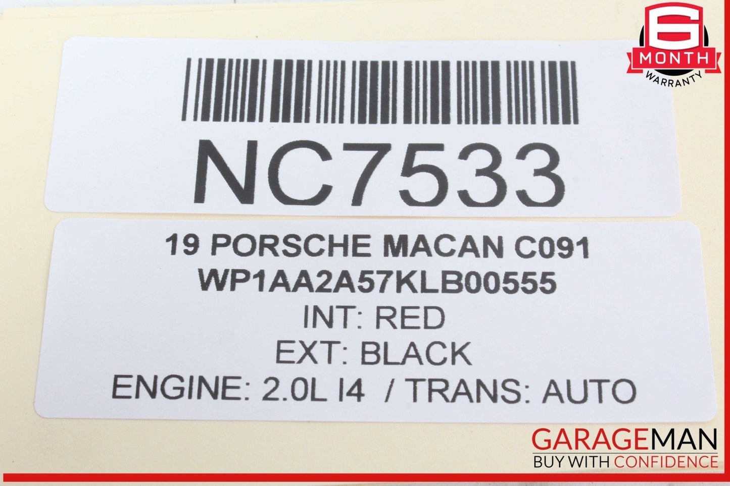 15-24 Porsche Macan Rear Left Side Blind Spot Radar Sensor Control Module Unit