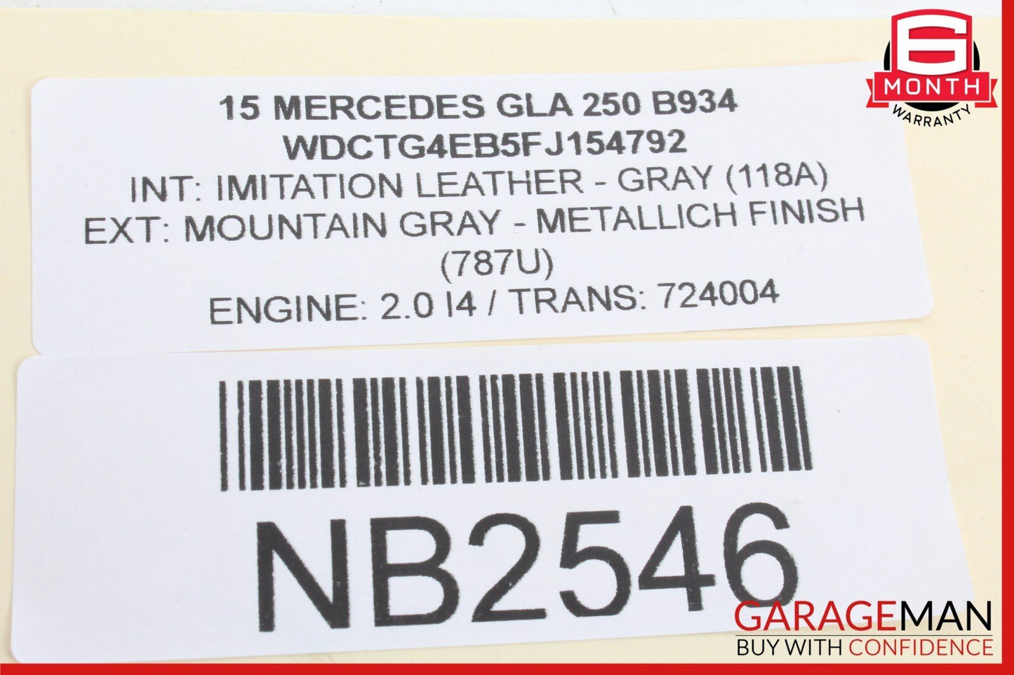 14-19 Mercedes X156 GLA250 Rear Left / Right Upper Control Arm OEM 2463501006