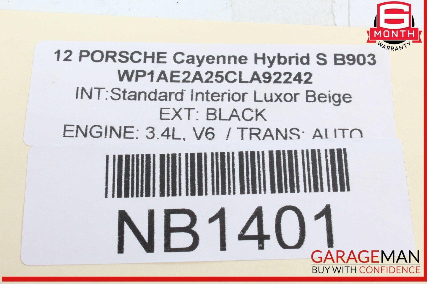 11-18 Porsche Cayenne 958 Hybrid S Rear Right or Left Tie Rod Control Arm OEM
