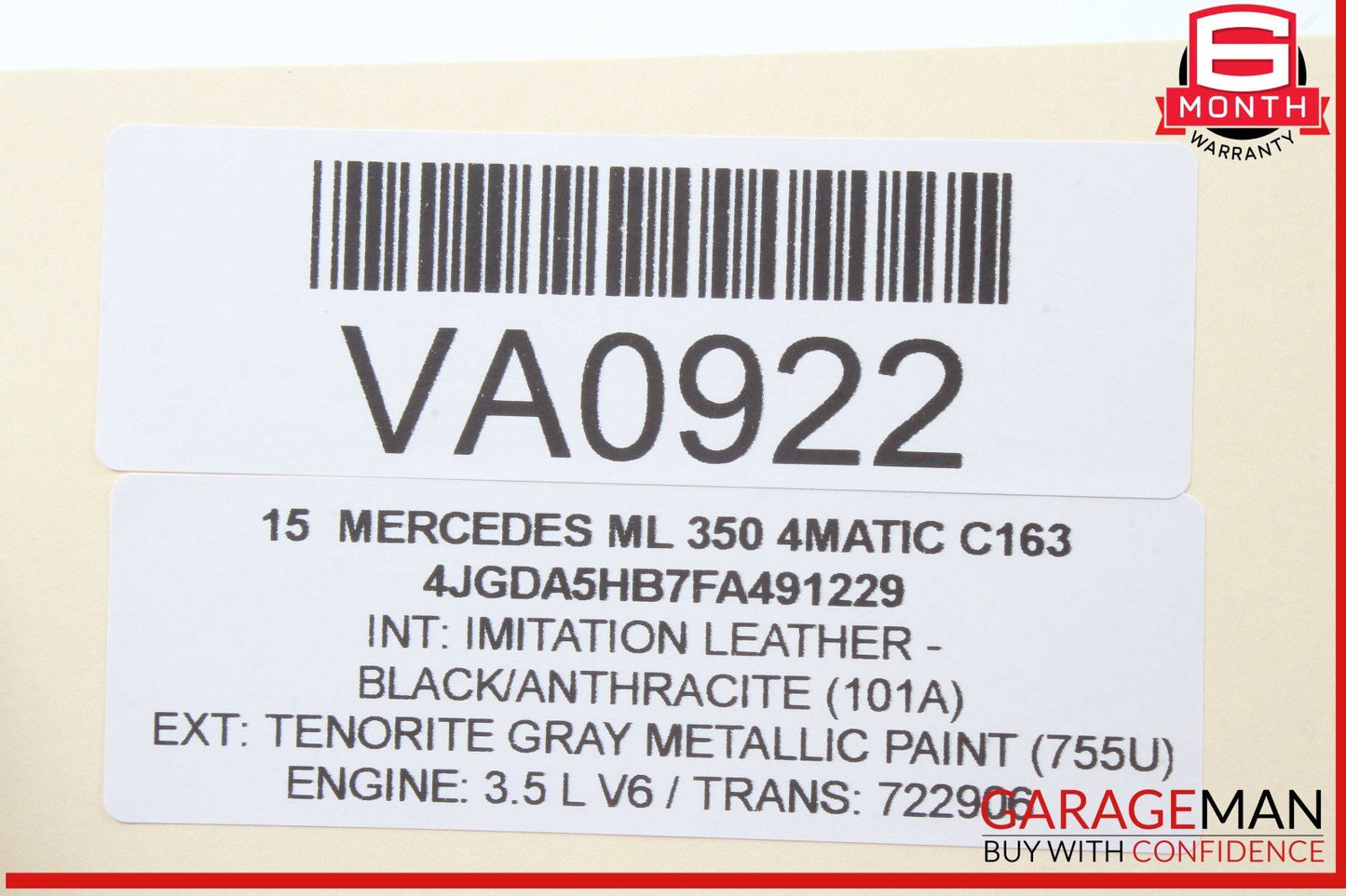 14-20 Mercedes W166 ML350 GLA45 AMG Antenna Amplifier Booster OEM