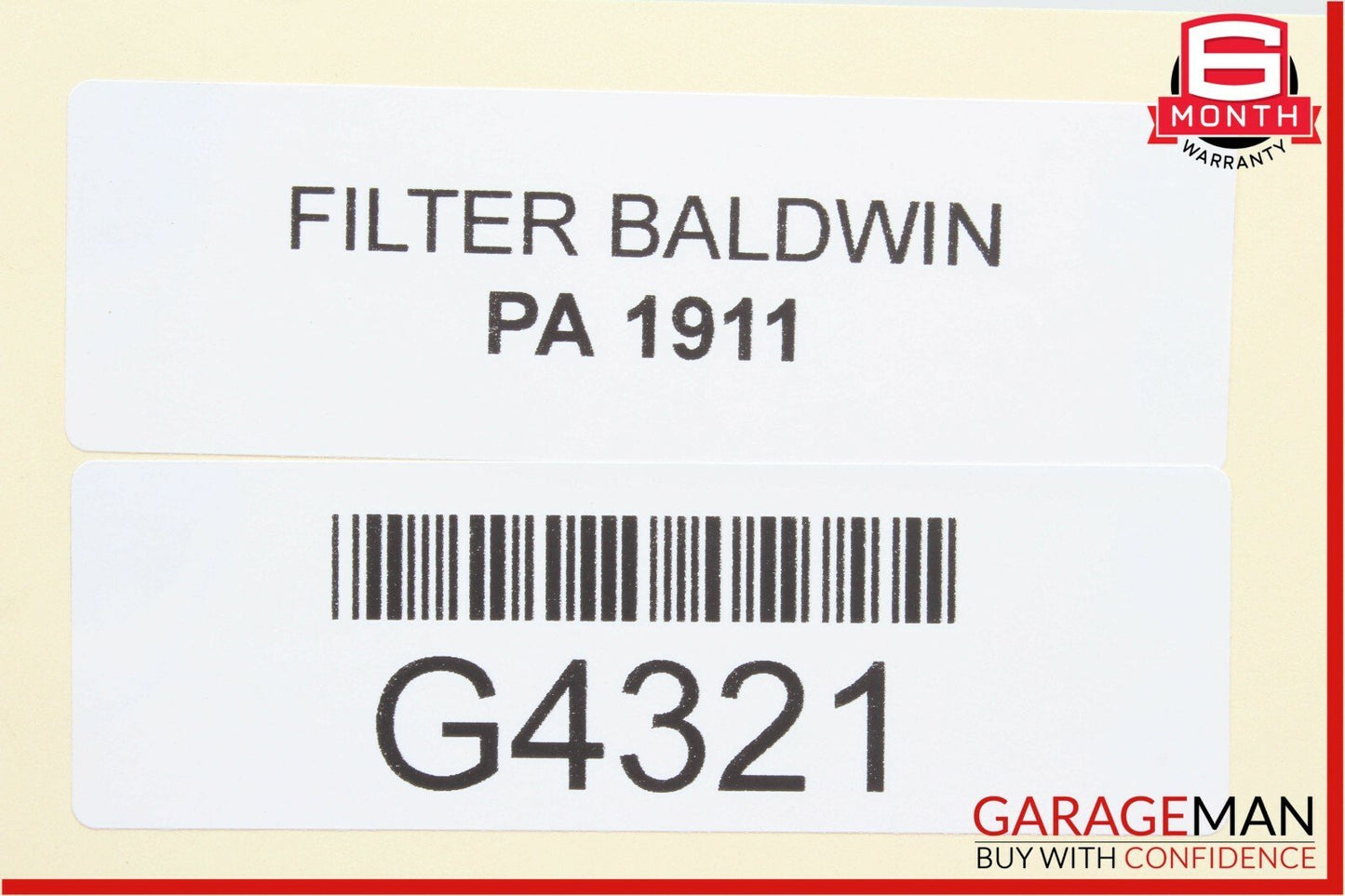 Baldwin Air Filter Inner Element PA1911