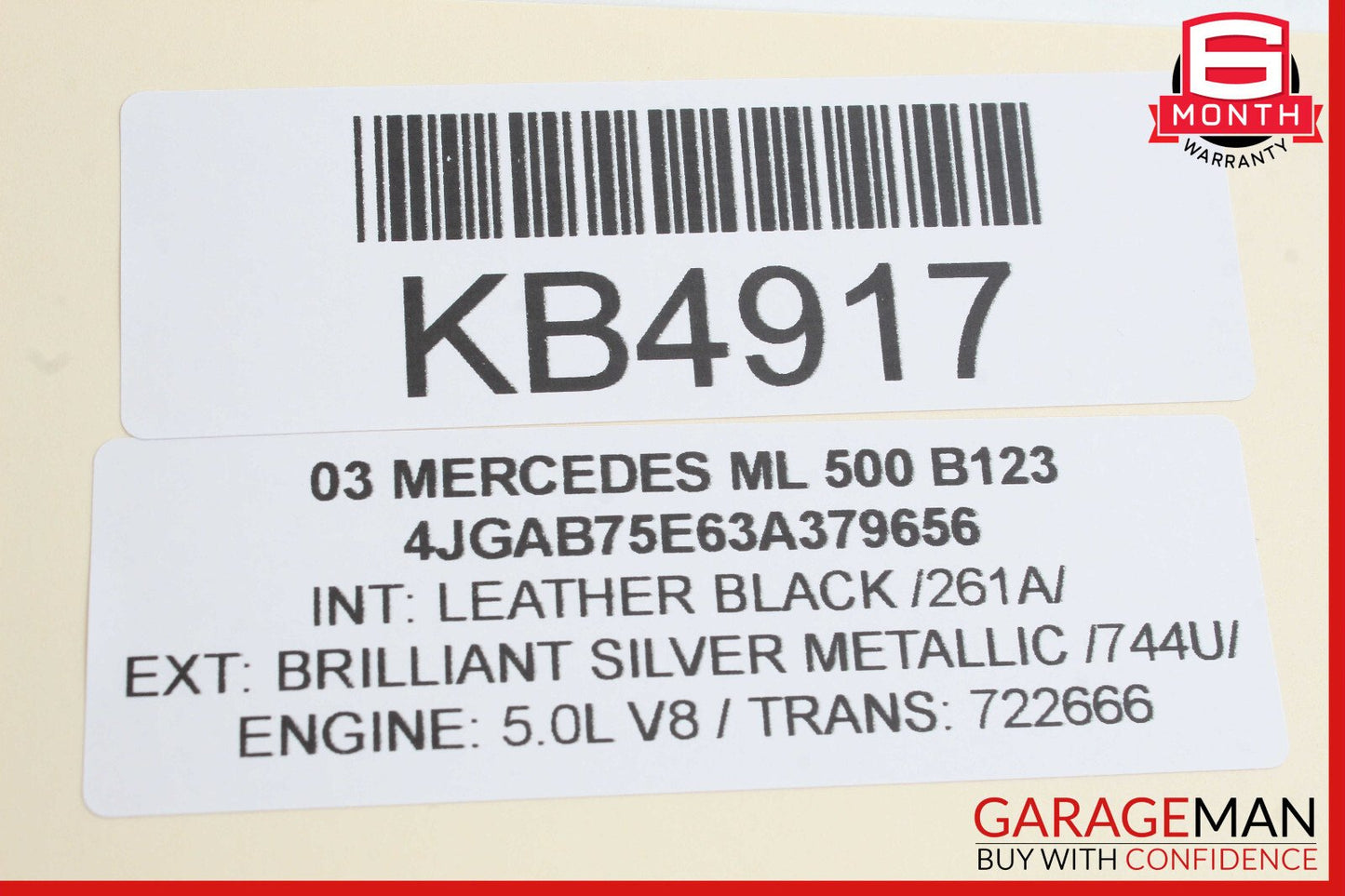 02-05 Mercedes W163 ML500 Front Left or Right Door Speaker Tweeter OEM