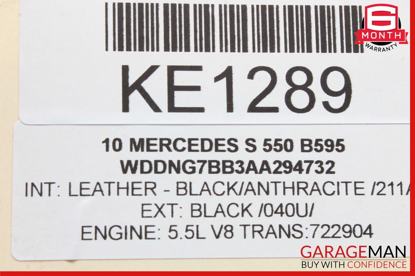 07-14 Mercedes W221 S550 CL550 Electronic Parking Button Switch 2215401445 OEM