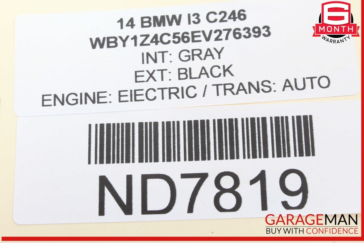 14-21 BMW BMW I3 I01 Hybrid Brake Master Cylinder Power Booster OEM