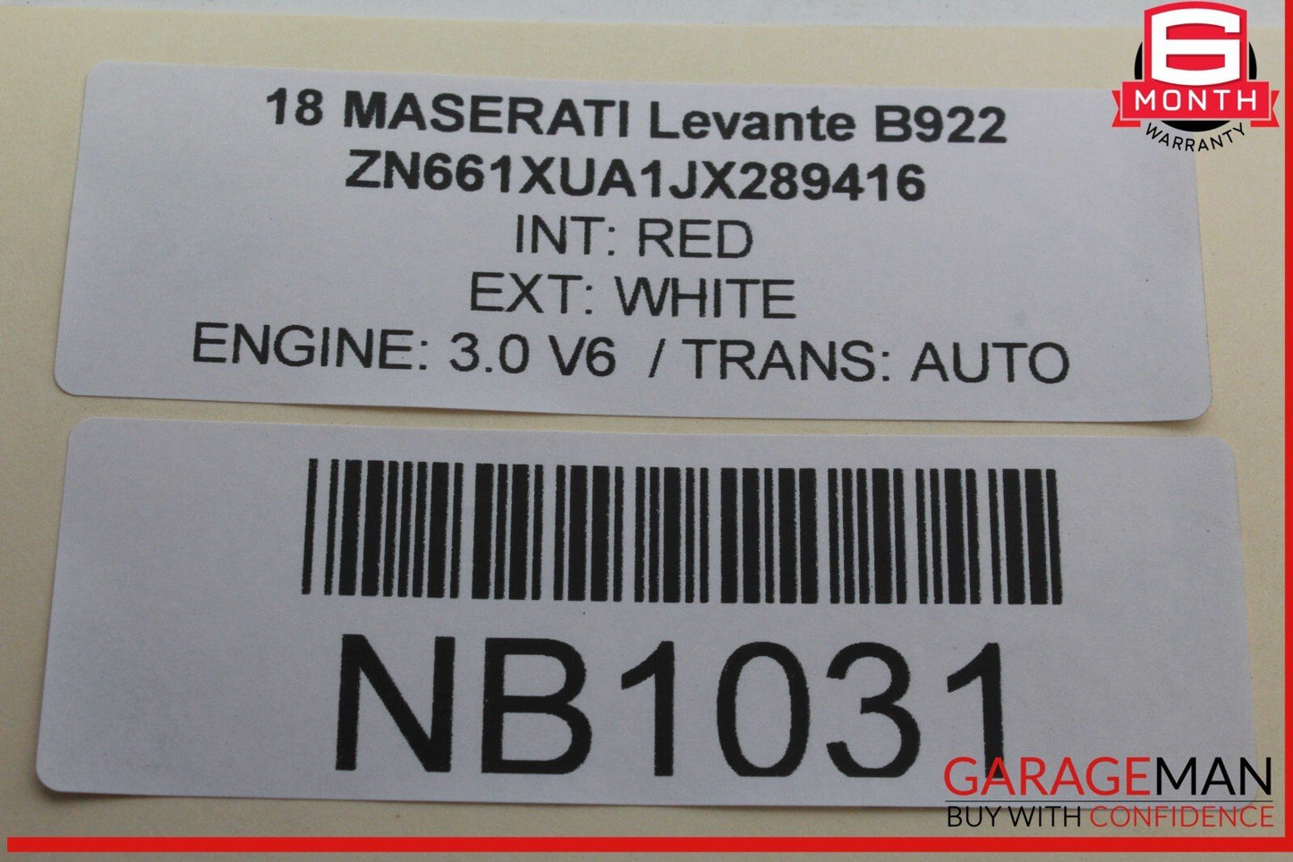 14-20 Maserati Levante Rear Left or Right Side Suspension Control Arm Bar Link OEM