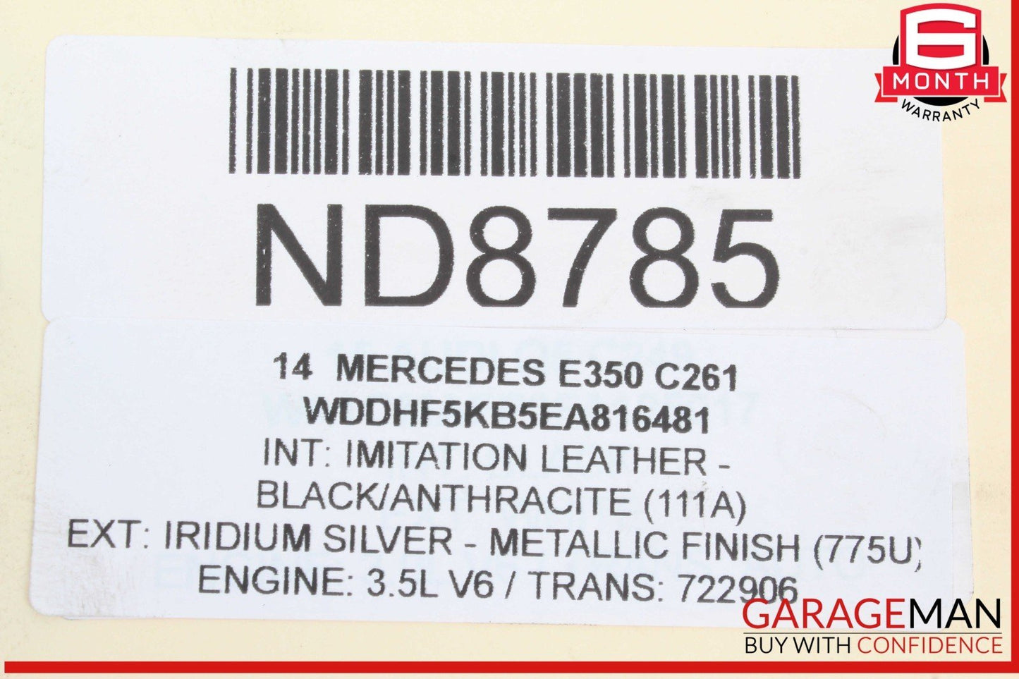 08-18 Mercedes W212 E350 C300 Coolant Reservoir Overflow Expansion Tank OEM