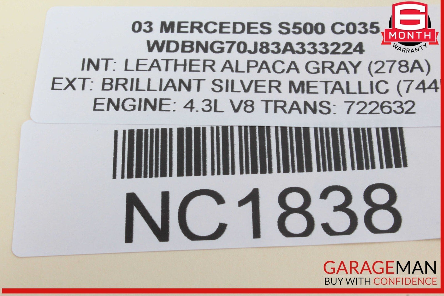 00-03 Mercedes W220 S500 S430 S55 AMG Radio Audio Amplifier Amp 2208200289 OEM