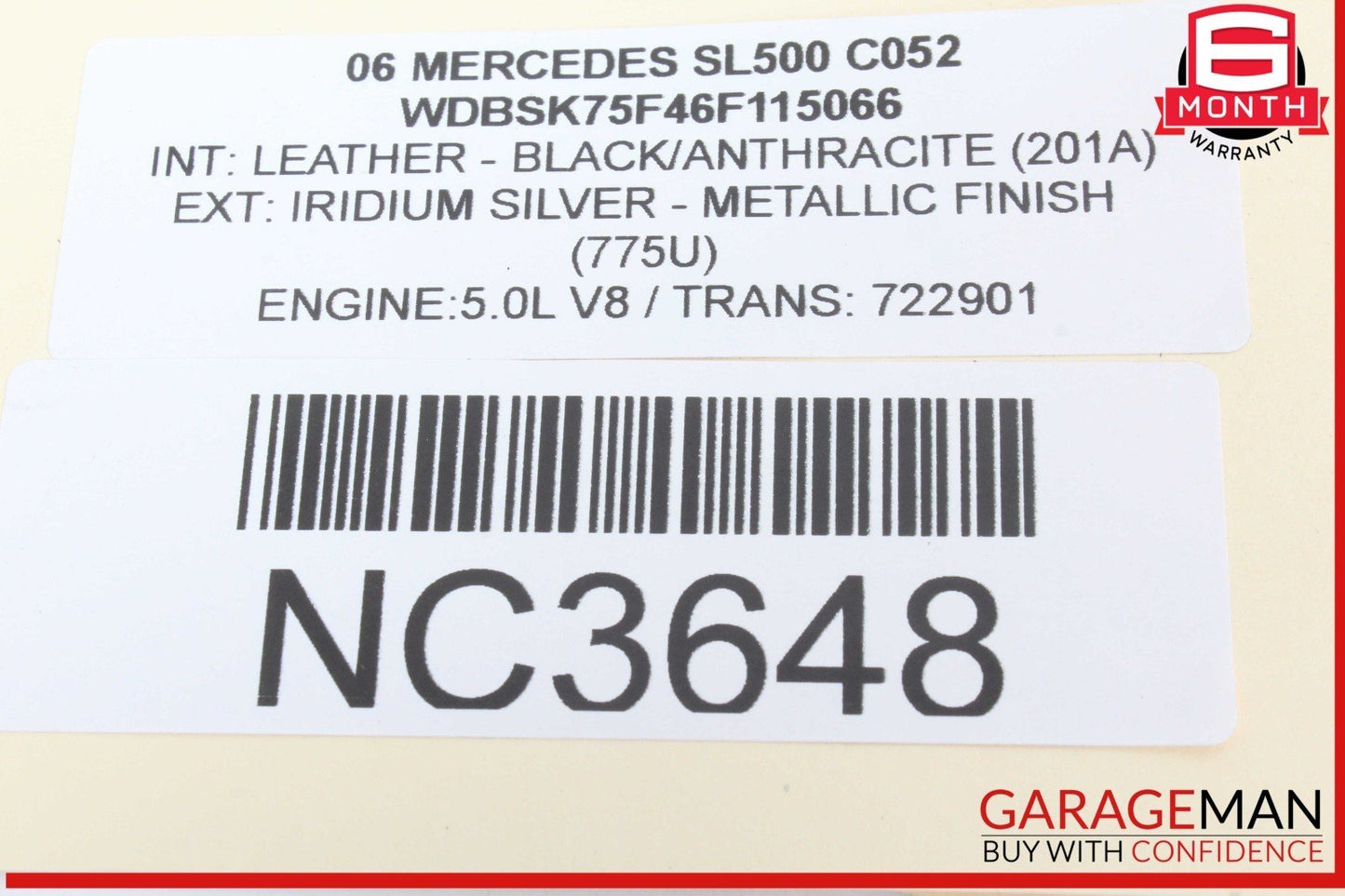 03-12 Mercedes R230 SL500 SL55 SL600 Front Right Side Door Control Module OEM
