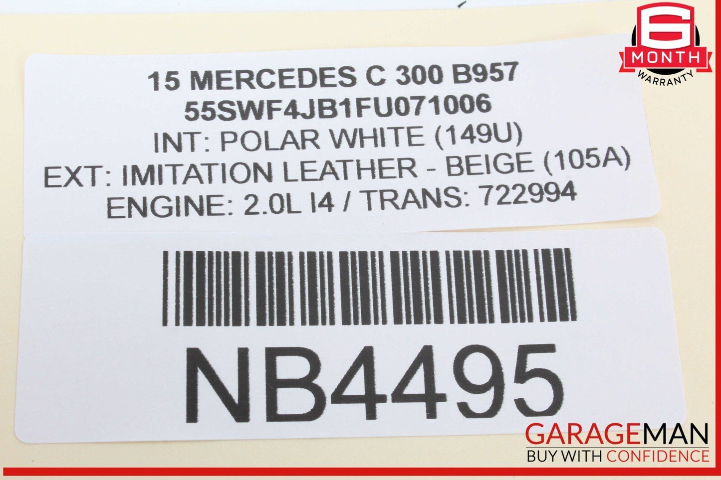15-20 Mercedes W205 C300 C350e C400 A/C AC Heater Climate Control Switch OEM