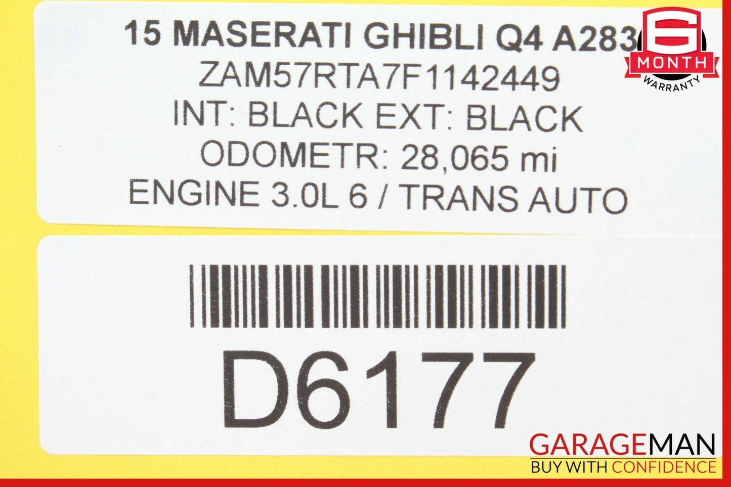 14-17 Maserati Ghibli Power Steering Control Module Unit 670009685 OEM