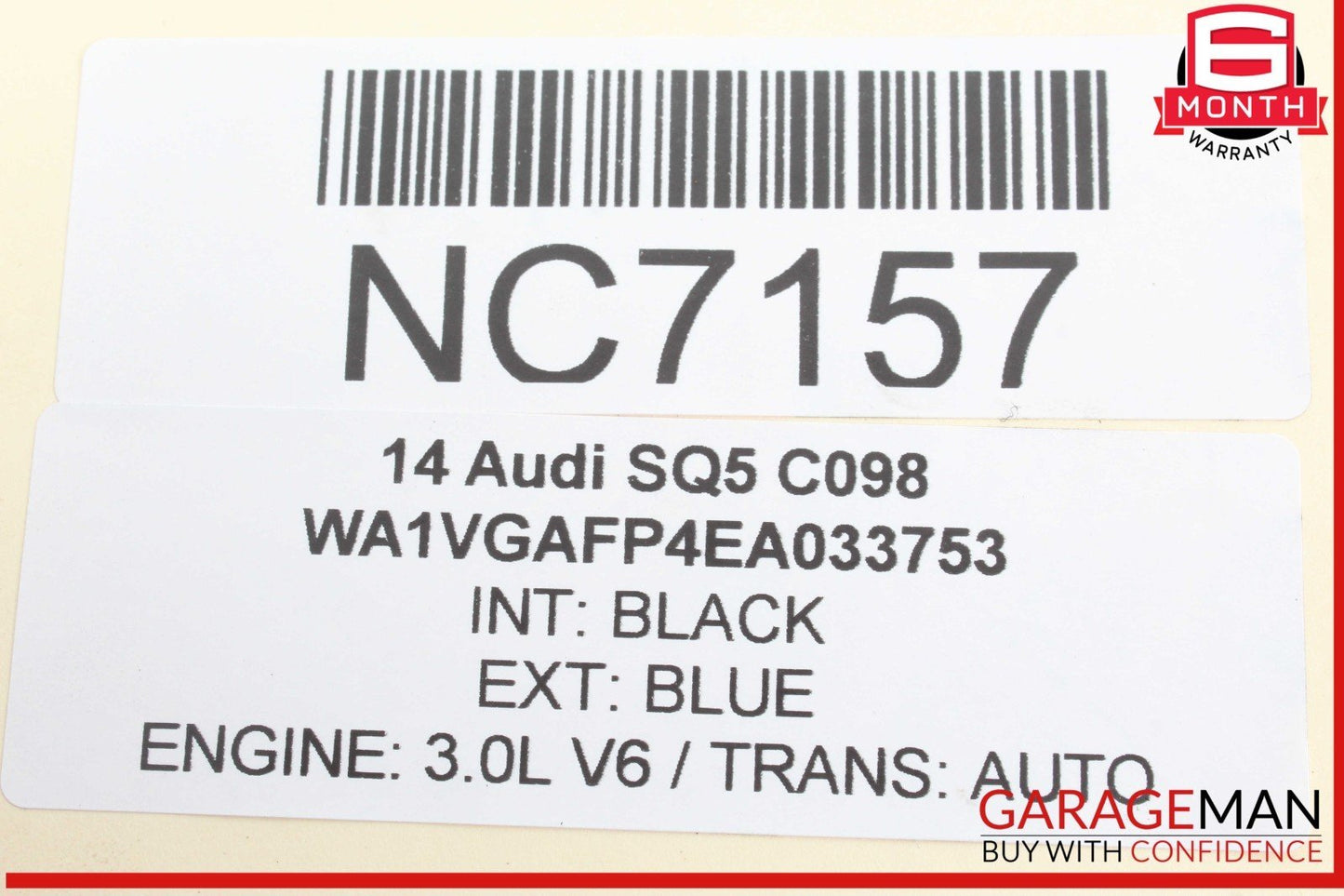 14-17 Audi SQ5 AC A/C Air Conditioning Compressor Denso 8T0260805G OEM