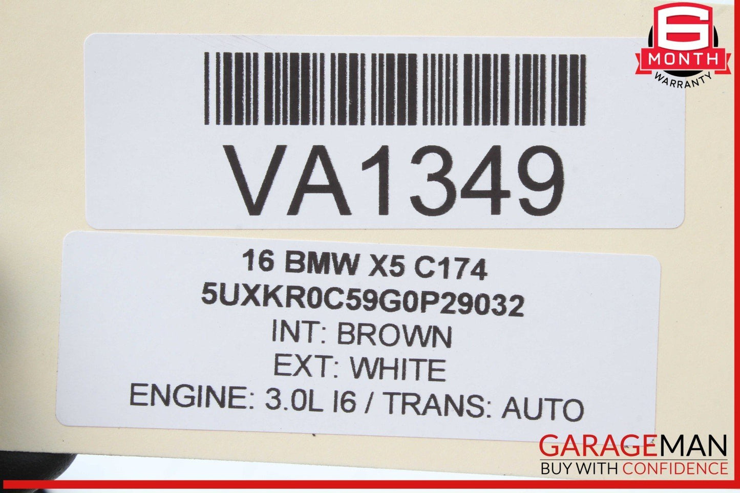14-19 BMW X5 X6 Front Left Driver Door Lock Switch Button 9350441 OEM