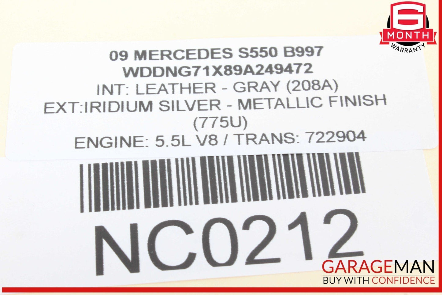 07-13 Mercedes W221 S550 S400 Rear Right or Left Side Door Control Module OEM
