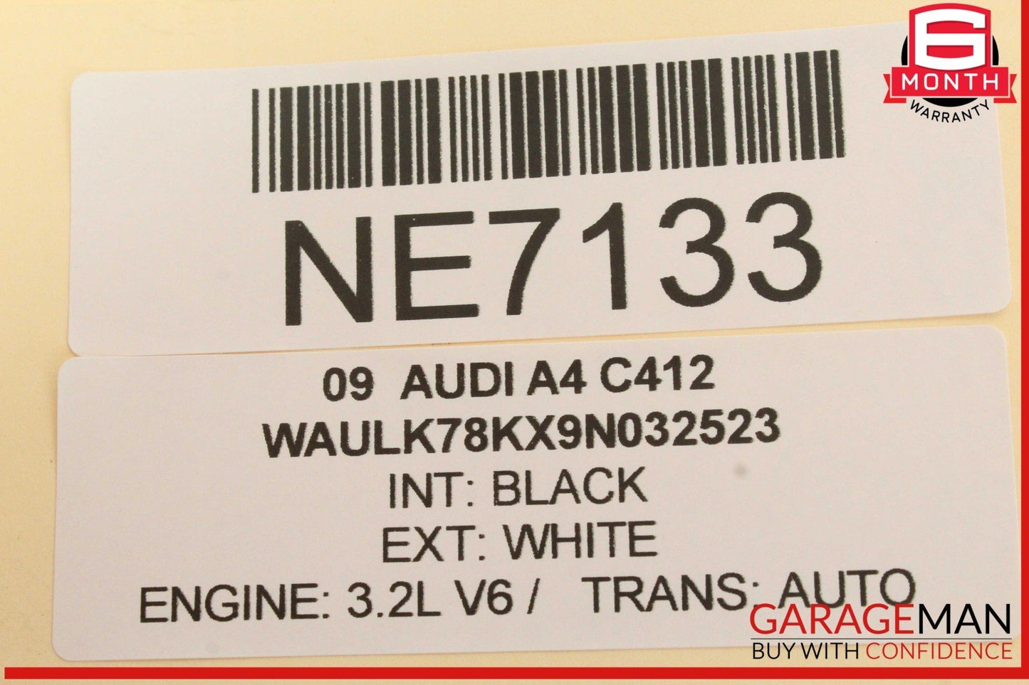 09-17 Audi A4 S4 Rear Trunk Release Handle w/ Back Up View Camera 5N0827566C OEM